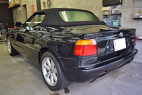 BMW・Z1を後ろから撮影