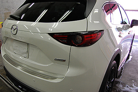 コーティングが終わったマツダ・CX-5 XD Lパッケージ