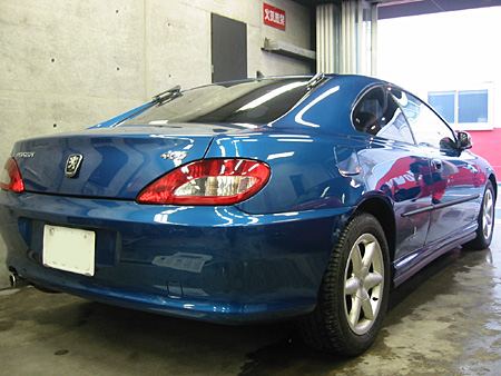 完成した Peugeot 406 Coupe