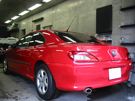 完成した Peugeot 406 Coupe