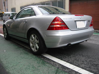 完成した Benz SLK230 コンプレッサー