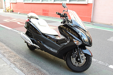 完成した YAMAHA MAJESTY